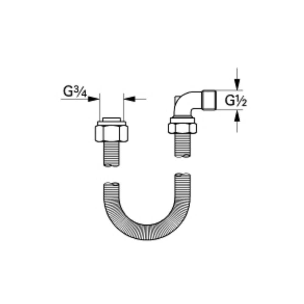 Bộ kết nối Talentofill GROHE 28993000