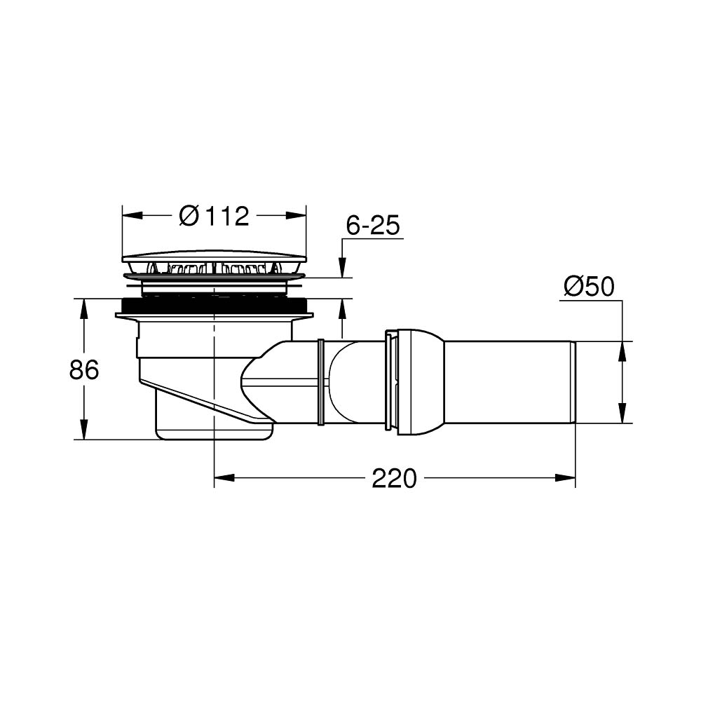 Bộ xả bồn tắm GROHE 49534000