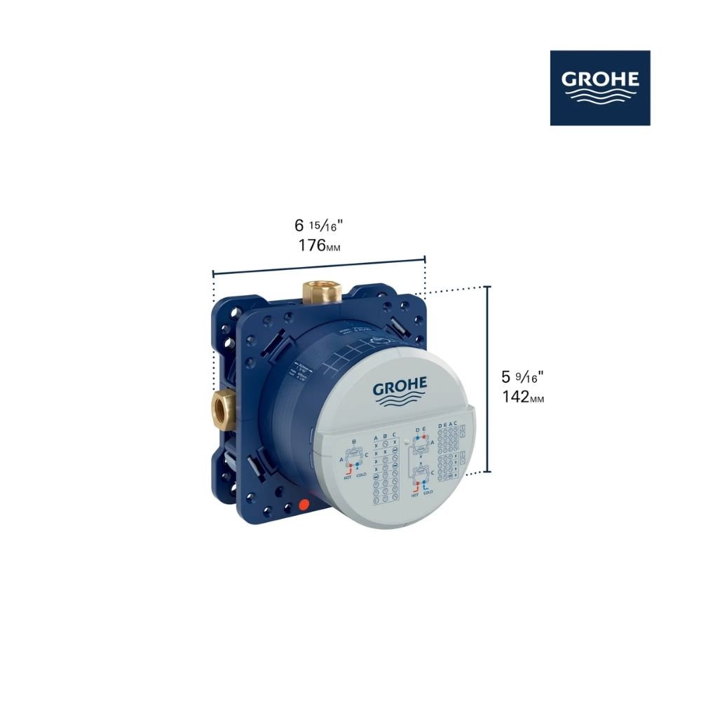 Hộp lắp đặt âm tường Rapido GROHE 35601000