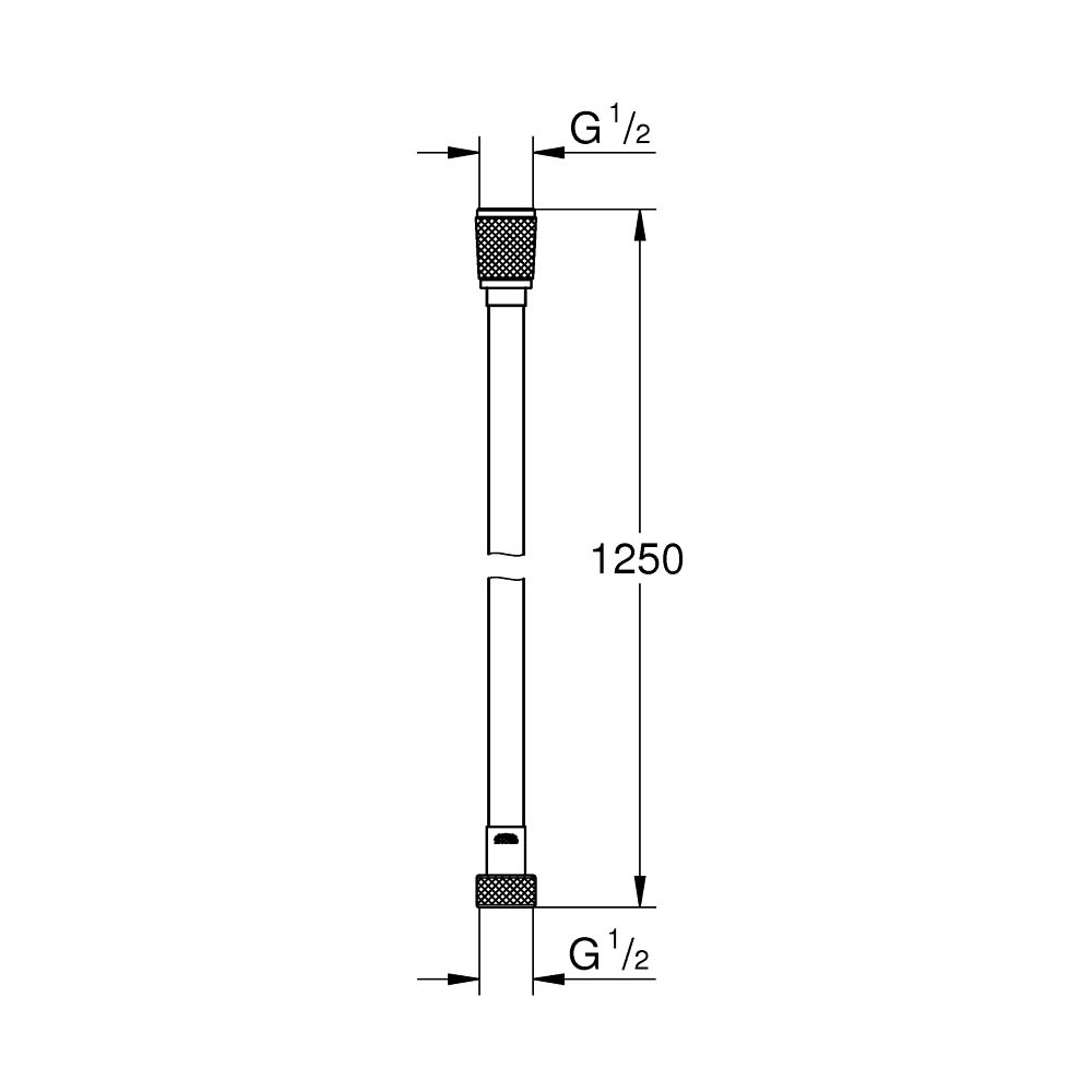 Dây sen tắm 1250mm Silverflex GROHE 26335000
