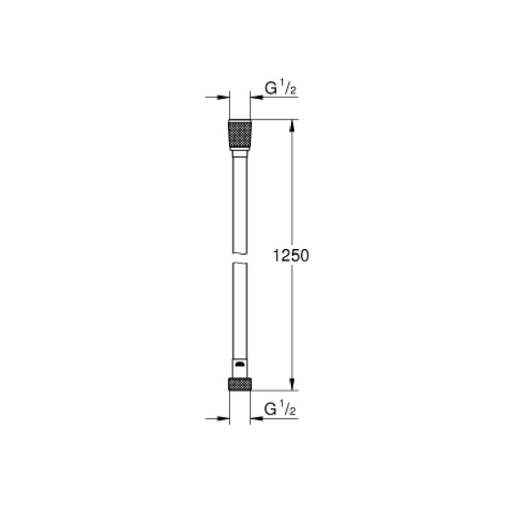 Dây sen tắm Silverflex 1250mm GROHE 26335001