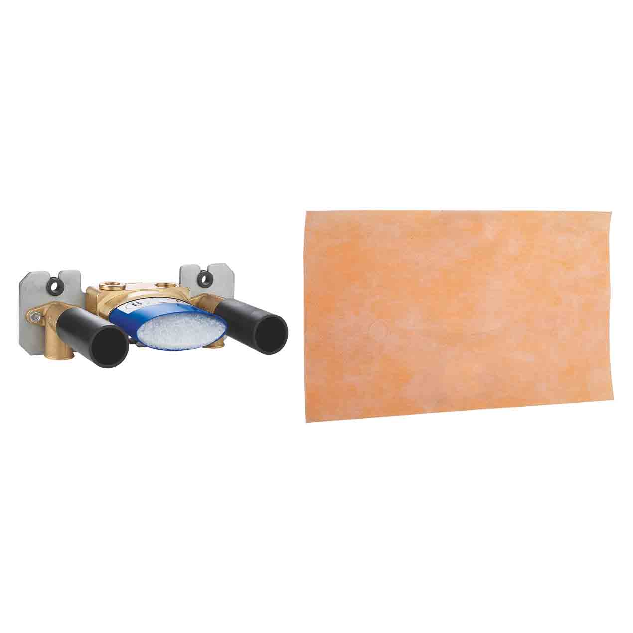 Bộ trộn nhiệt âm tường cho sen tắm GROHE 26449000