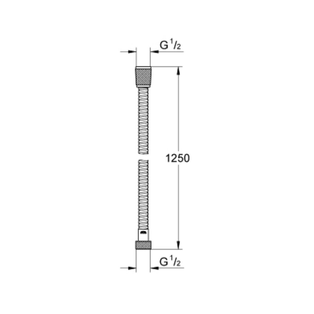 Dây sen kim loại Relexaflex 1250mm GROHE 28142002