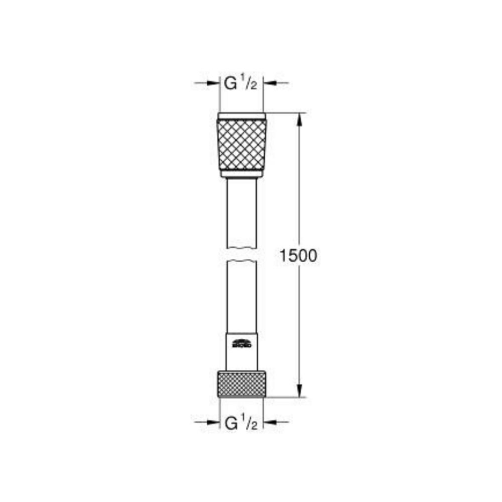 Dây sen tắm Relexaflex 1500mm GROHE 28151002