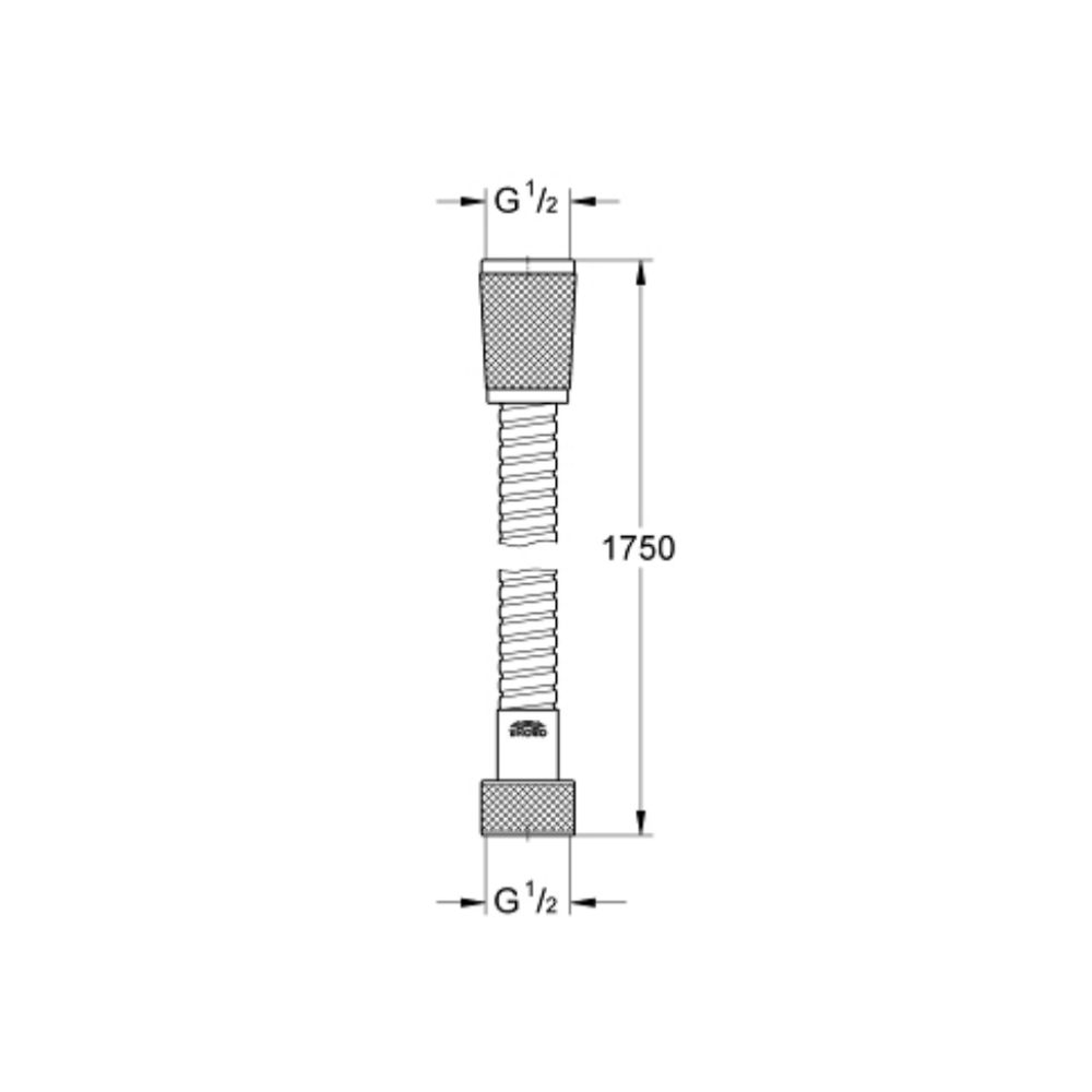 Dây sen tắm Relexaflex 1750mm GROHE 28154000