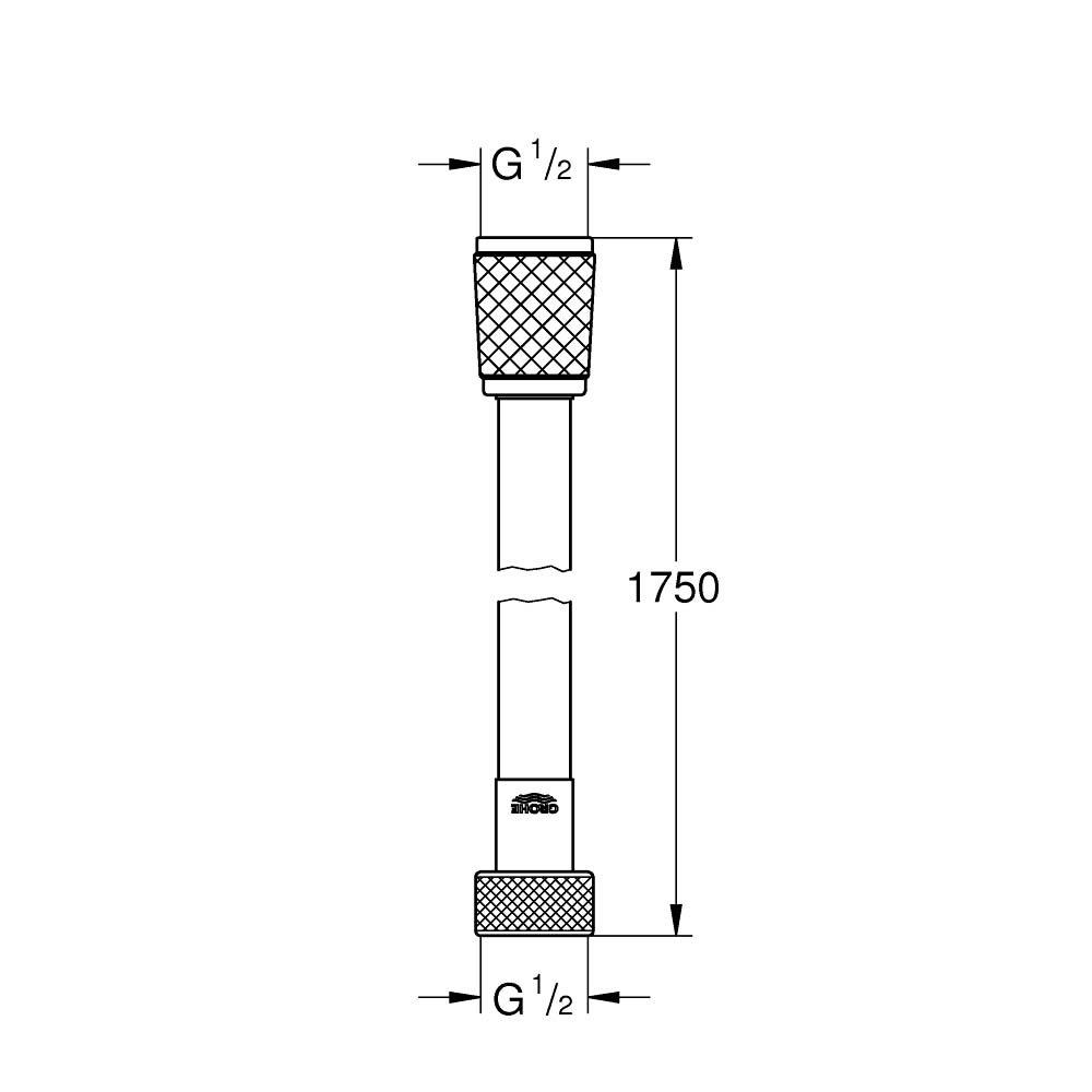 Dây sen tắm 1750mm Relexaflex GROHE 28154001