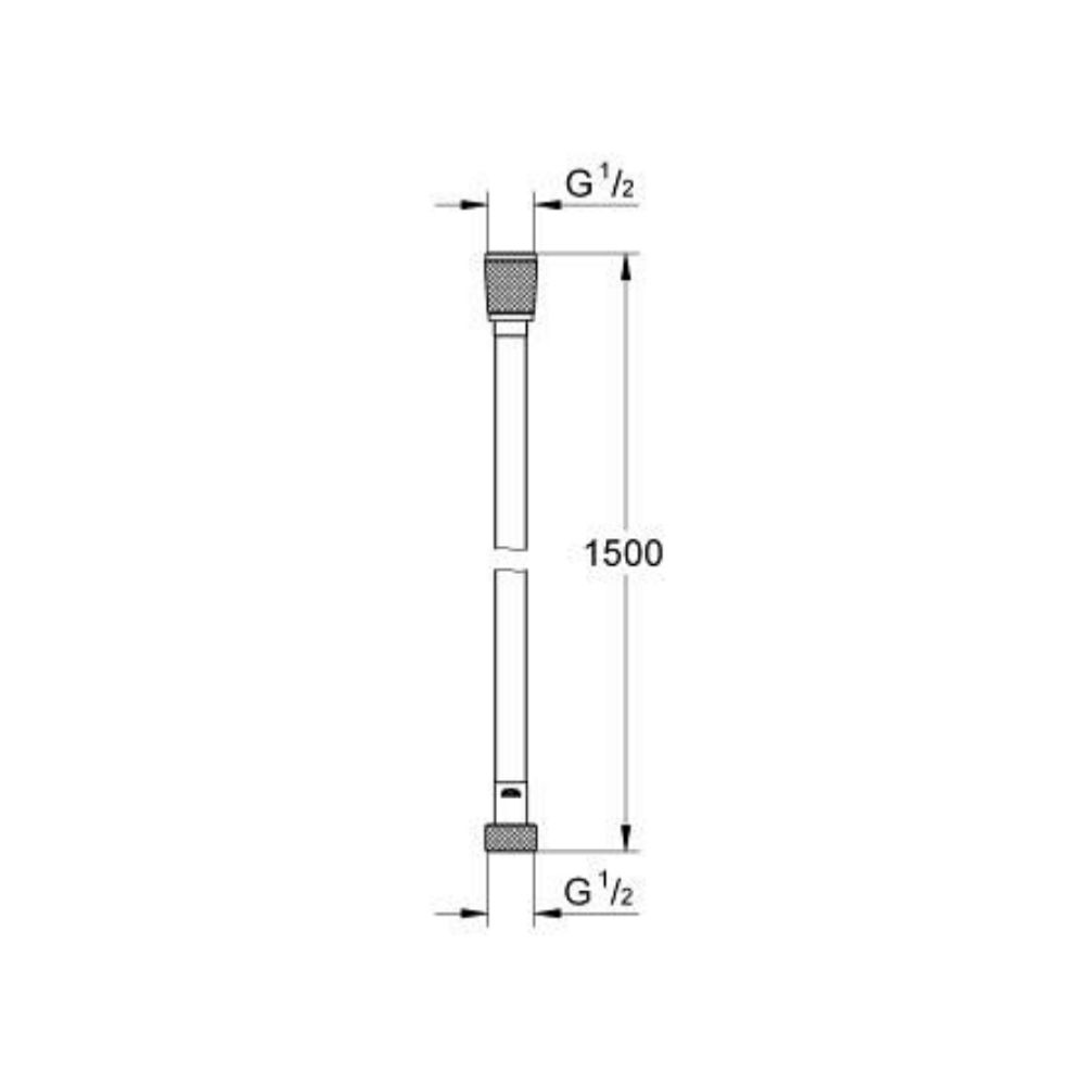 Dây sen tắm Silverflex 1500mm GROHE 28364001