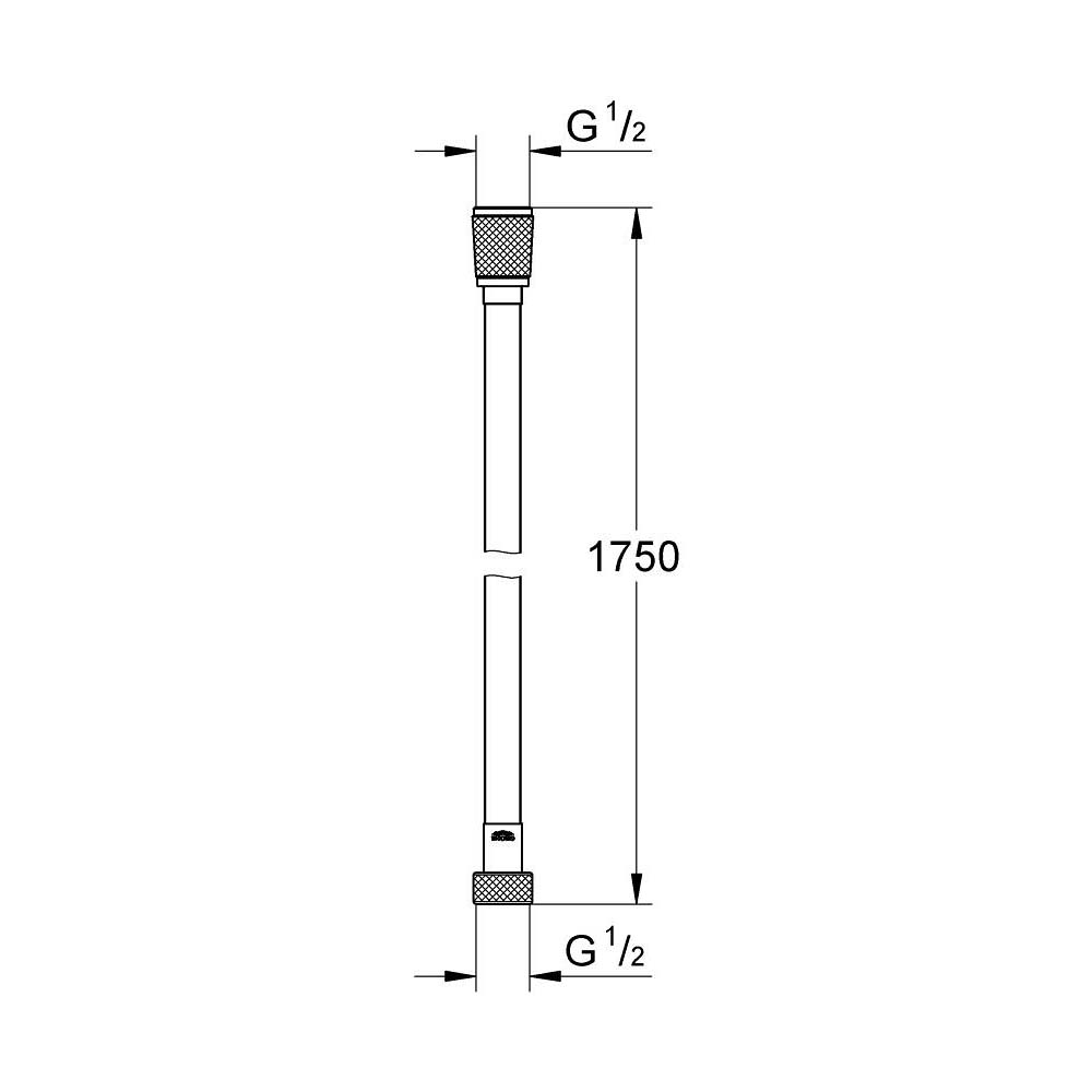 Dây sen 1750mm Silverflex GROHE 28388001
