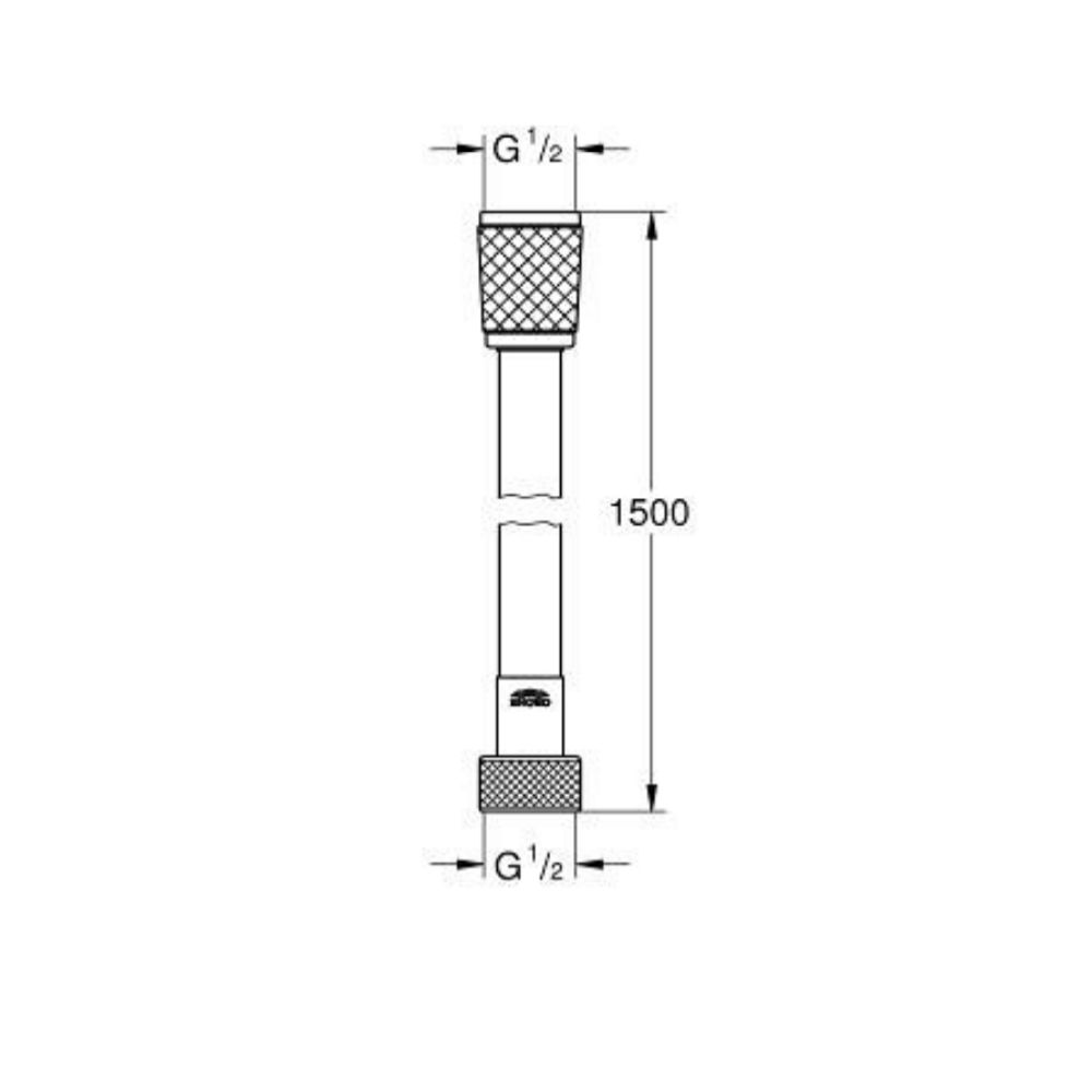 Dây sen tắm Rotaflex 1500mm GROHE 28409002