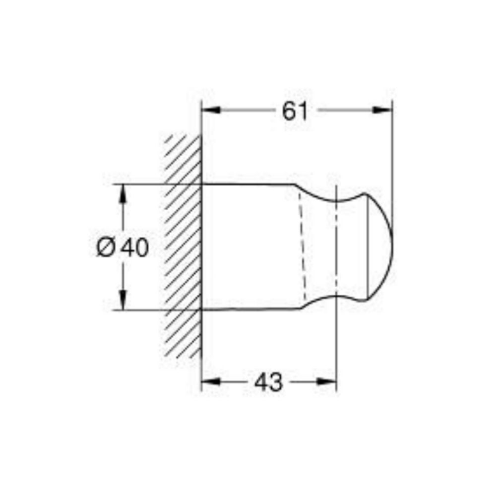 Gác sen tắm Tempesta GROHE 28605001