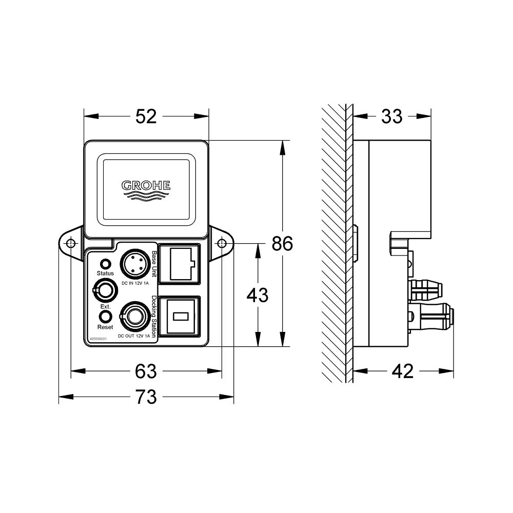 Bộ điều khiển bluetooth F-Digital Deluxe GROHE 36371000