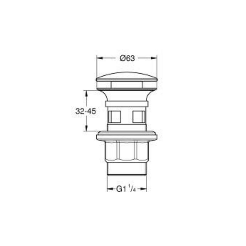 Nút xả nhấn lavabo GROHE 1024642430