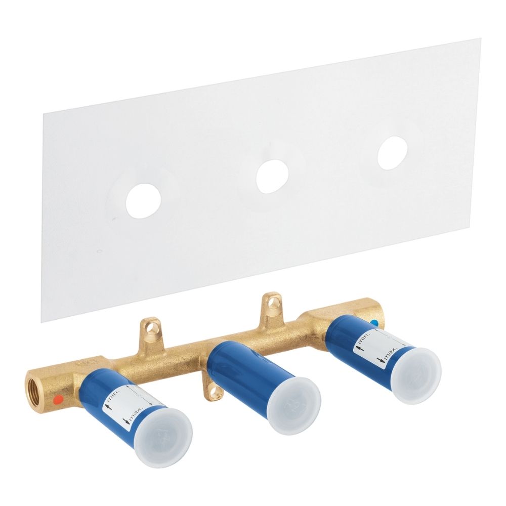 Bộ âm cho vòi gắn tường 3 lỗ GROHE 29025002