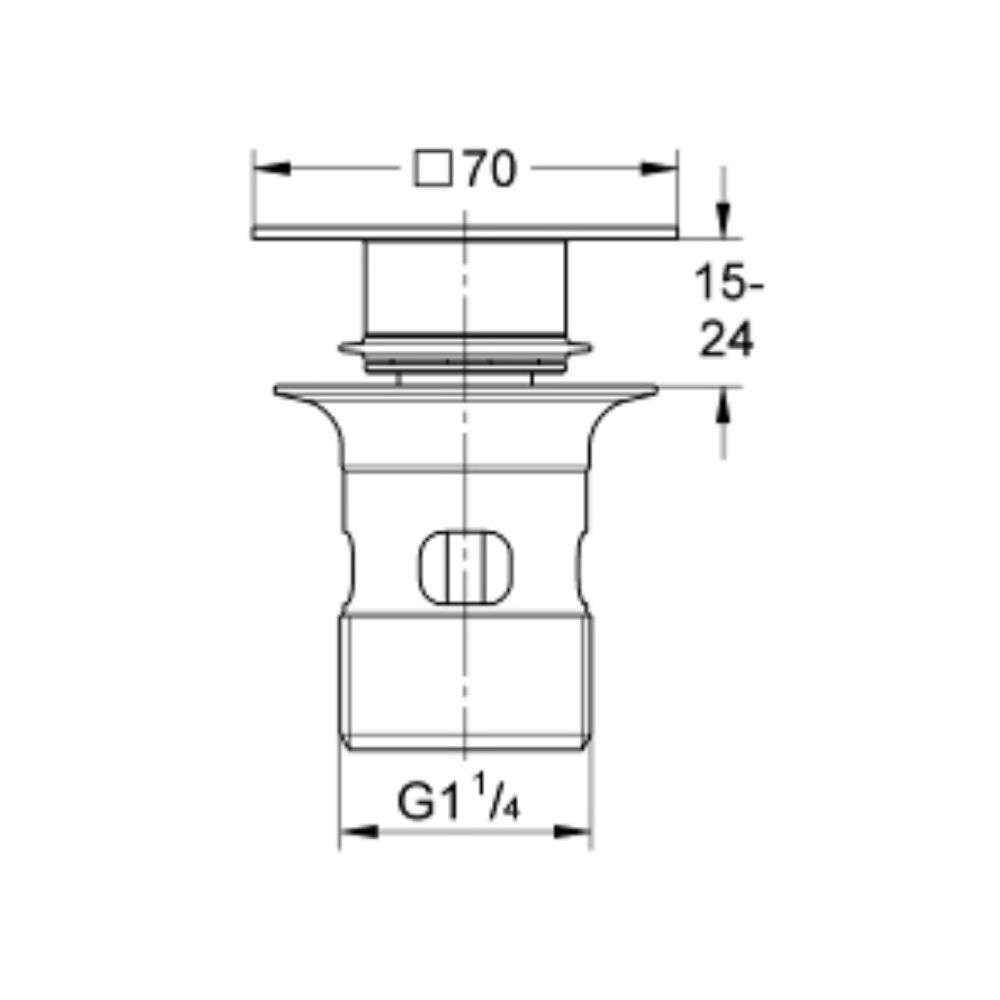 Bộ xả nhấn GROHE 40565AL0