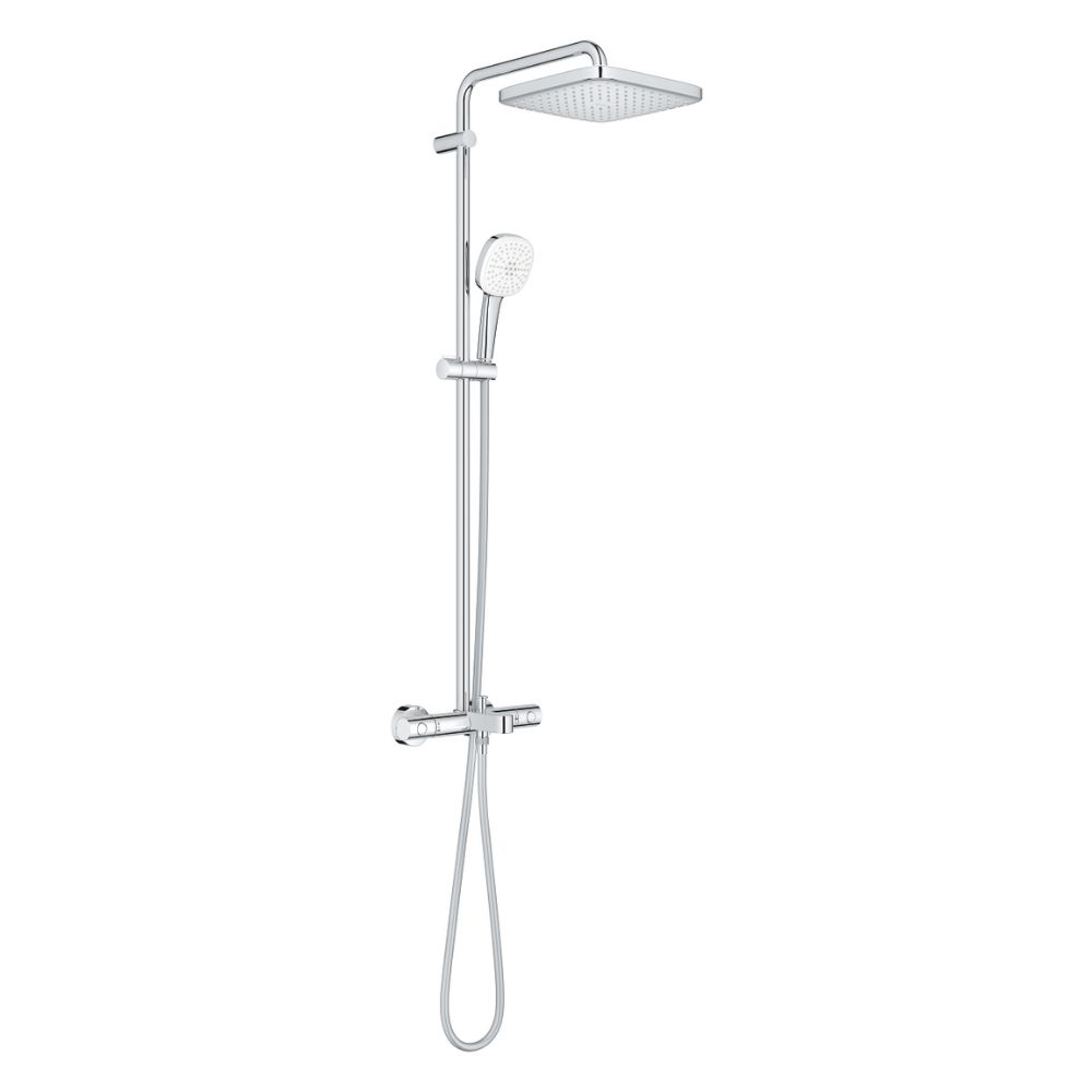 Bộ sen cây tắm đứng nhiệt độ Tempesta System 250 Cube GROHE 26975001