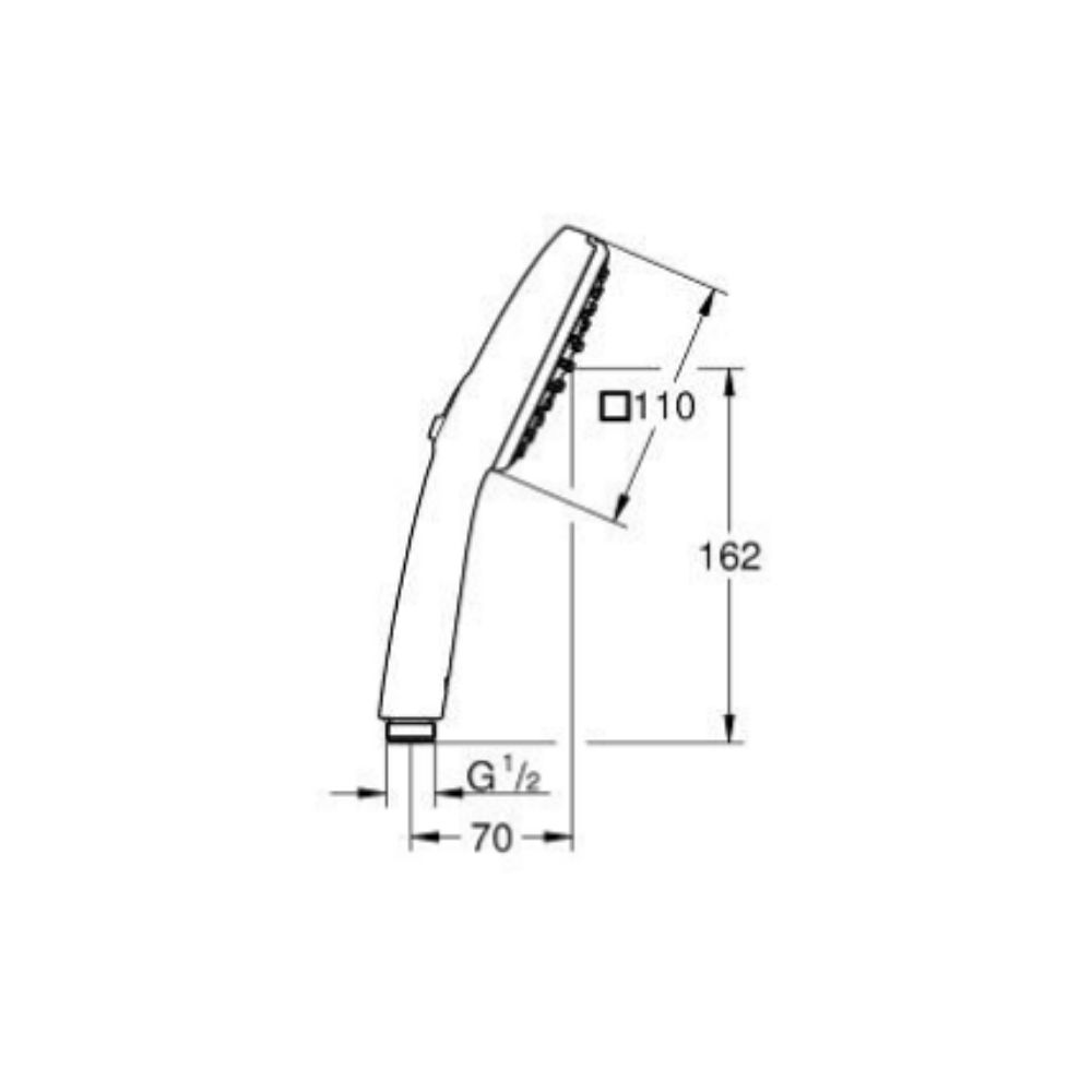 Tay sen tắm 2 chế độ Vitalio Comfort 110 GROHE 26397001