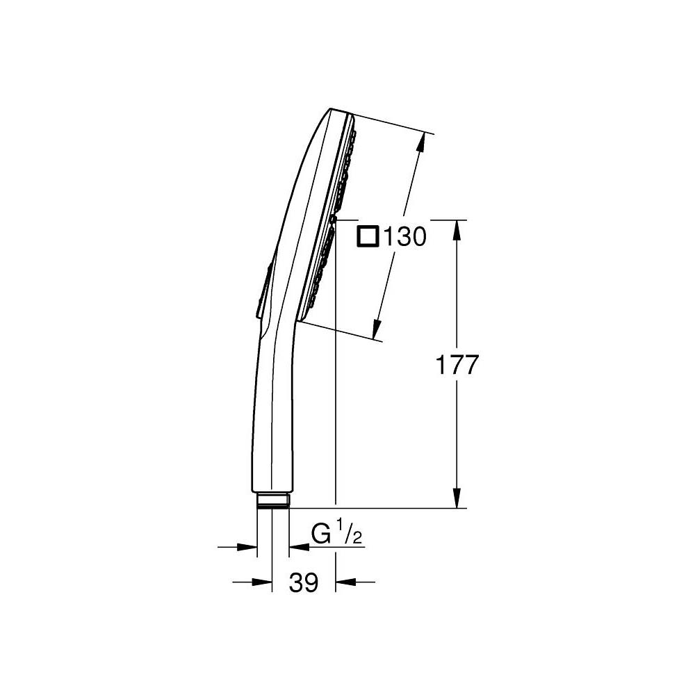 Tay sen tắm 3 chế độ Rainshower SmartActive 130 GROHE 26551LS0