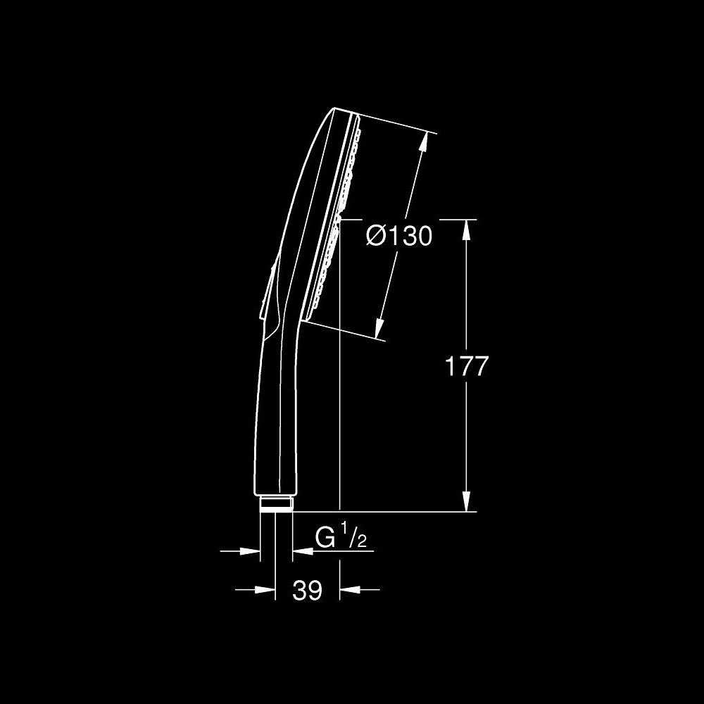 Tay sen tắm 3 chế độ Rainshower SmartActive 130 GROHE 26574000