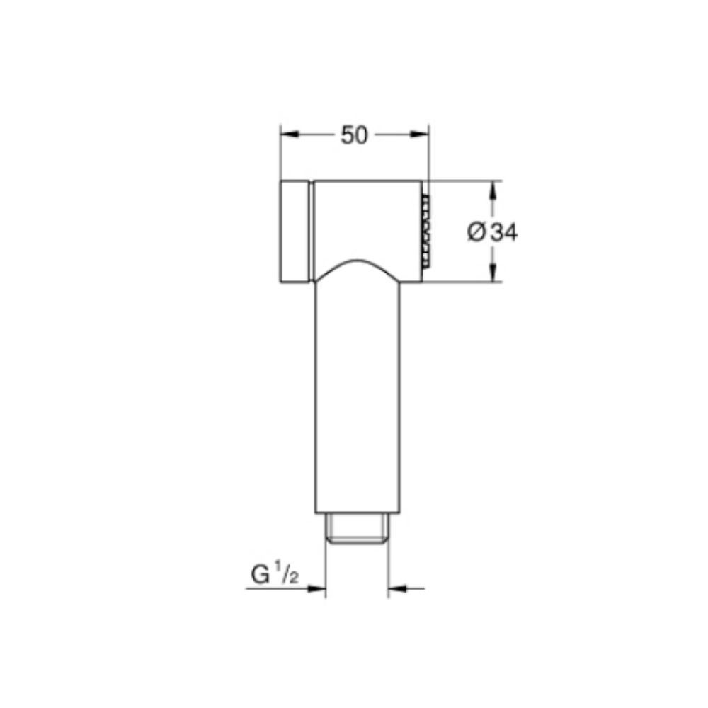 Tay sen tắm Rainshower Aqua GROHE 26839000