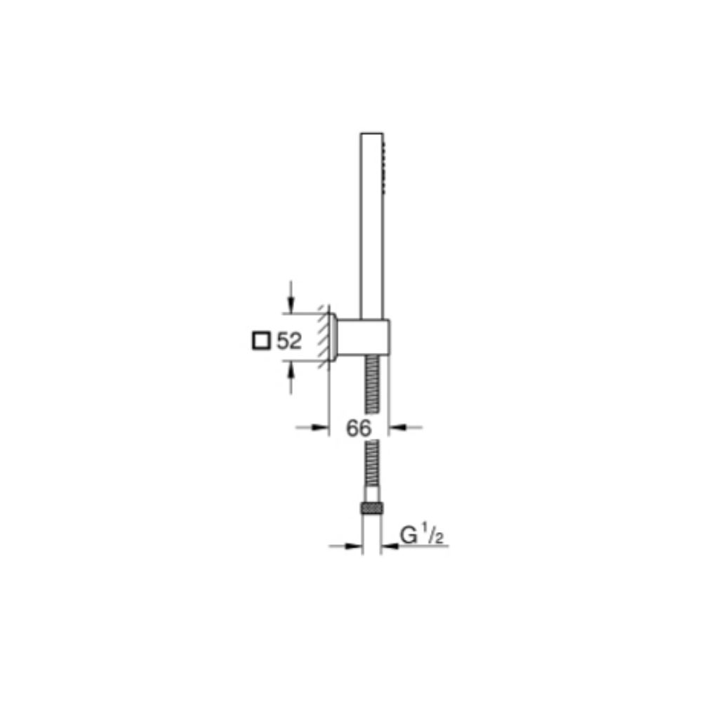 Bộ tay sen tắm Rainshower Aqua Cube Stick GROHE 26886000