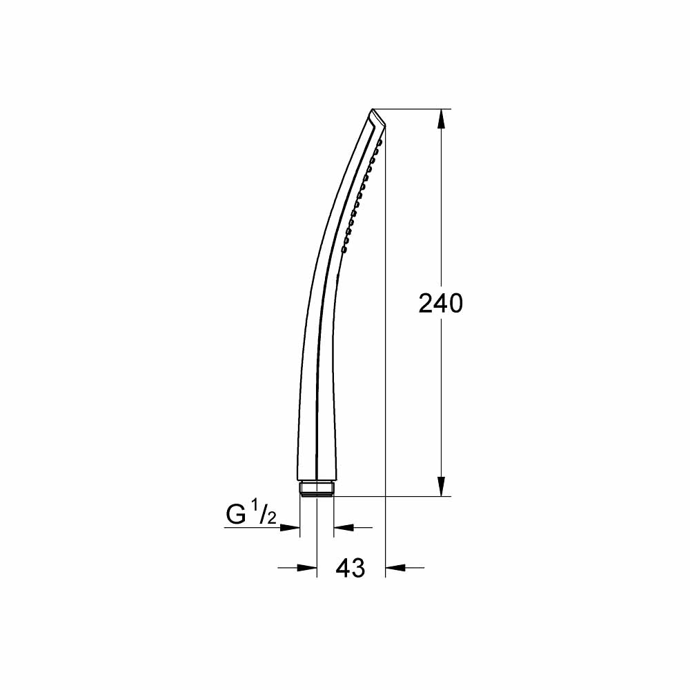 Tay sen tắm Veris Stick GROHE 27184000
