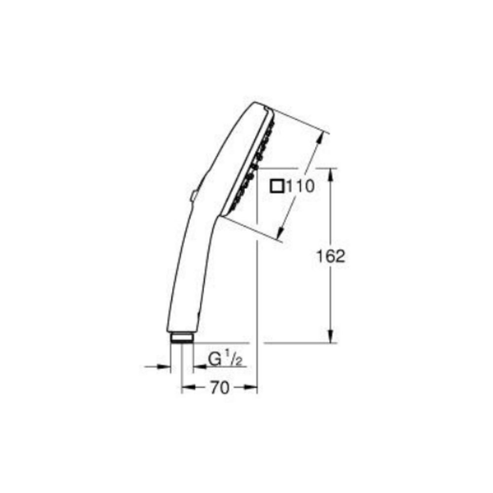Tay sen tắm 2 chế độ Tempesta Cube 110 GROHE 27571003