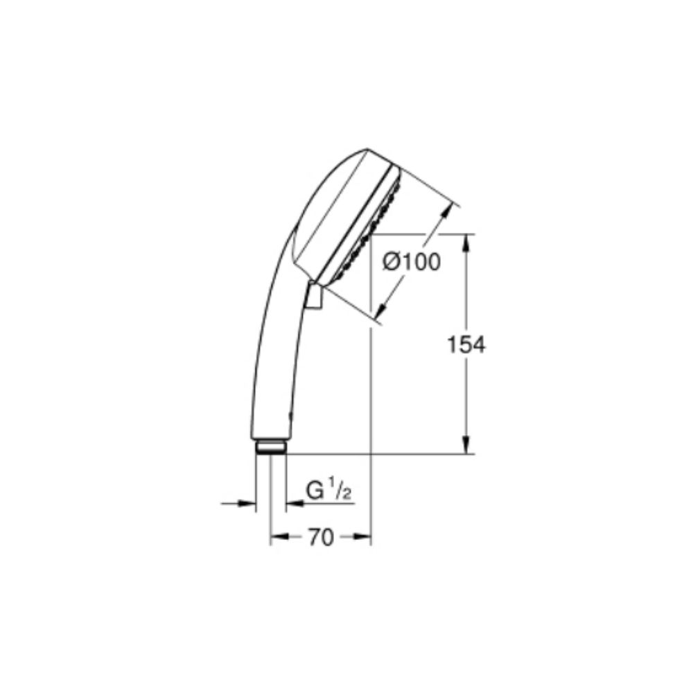 Tay sen tắm 2 chế độ Tempesta Cosmopolitan 100 GROHE 2757120E