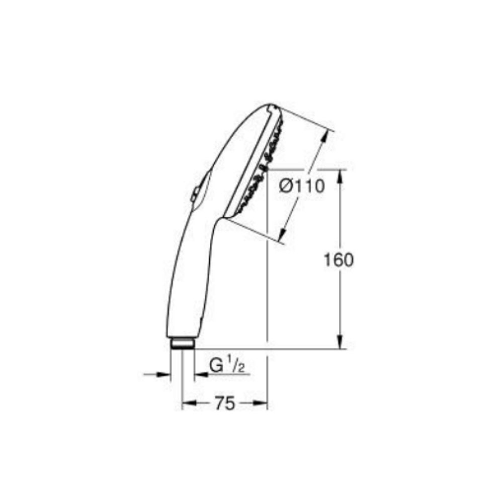 Tay sen tắm 2 chế độ Tempesta 110 GROHE 27597003