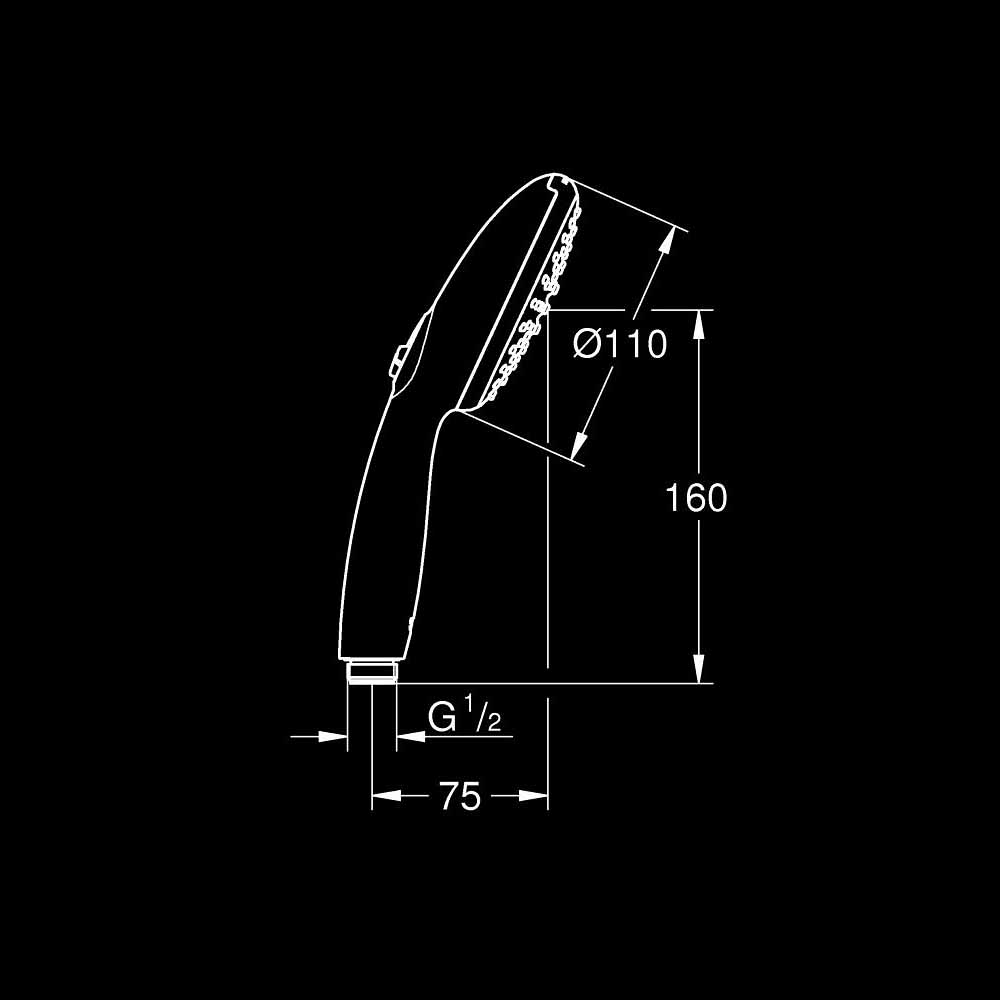 Tay sen tắm 2 chế độ Tempesta 110 GROHE 2759730E