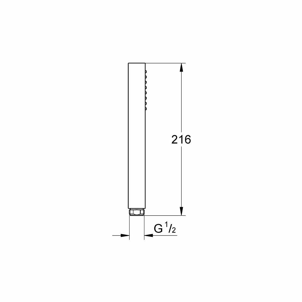 Tay sen tắm Euphoria Cube Stick GROHE 27888000