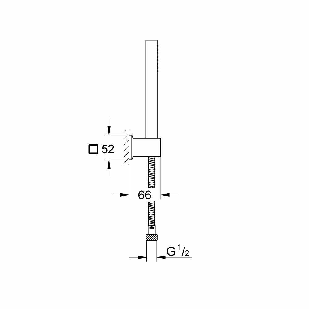 Bộ tay sen tắm Euphoria Cube Stick GROHE 27889000