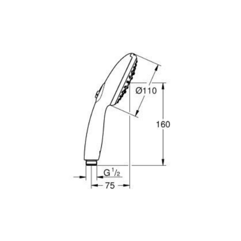 Tay sen tắm 3 chế độ Tempesta 110 GROHE 28419003