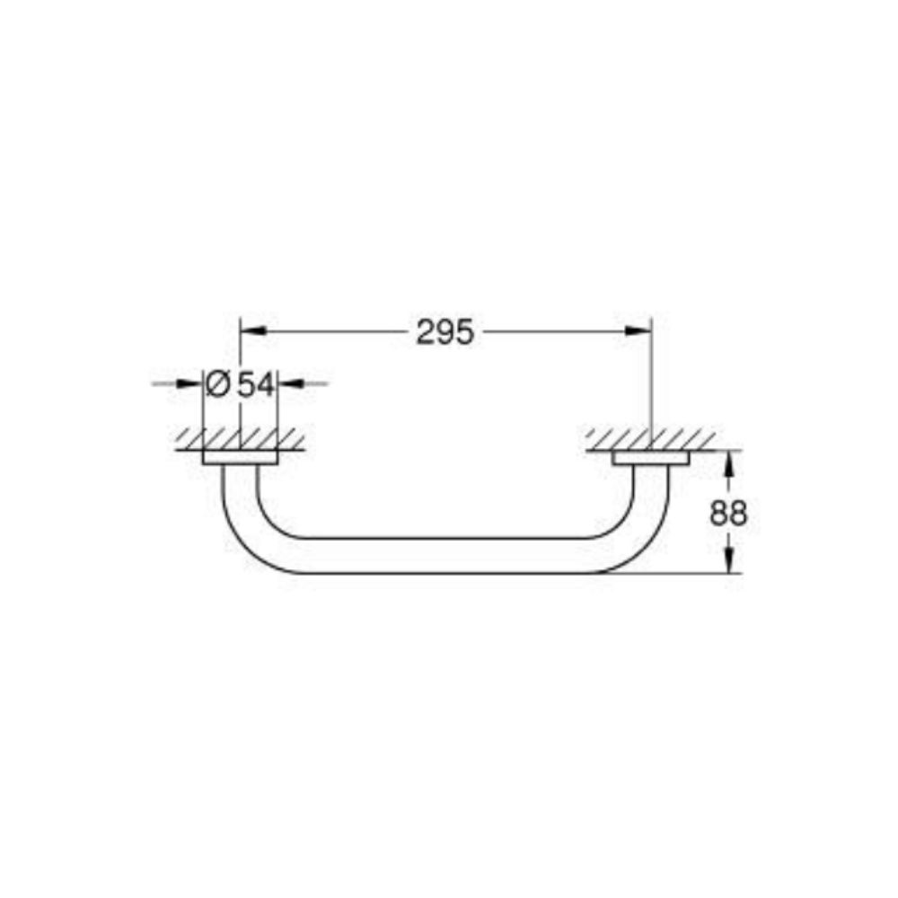 Thanh tay vịn Essentials GROHE 1024712430