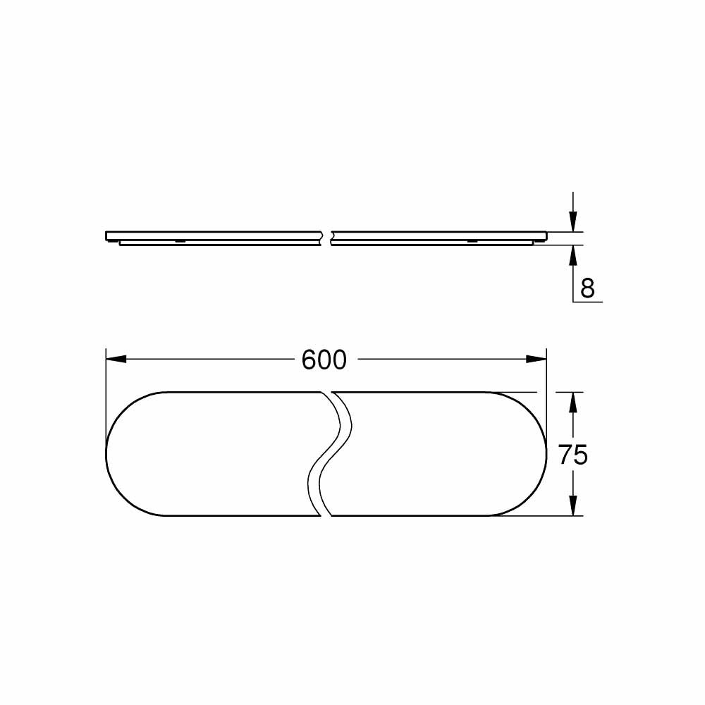 Thanh treo khăn đơn Selection GROHE 41057000