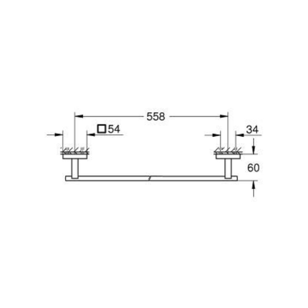 Thanh treo khăn Start Cube GROHE 41089000