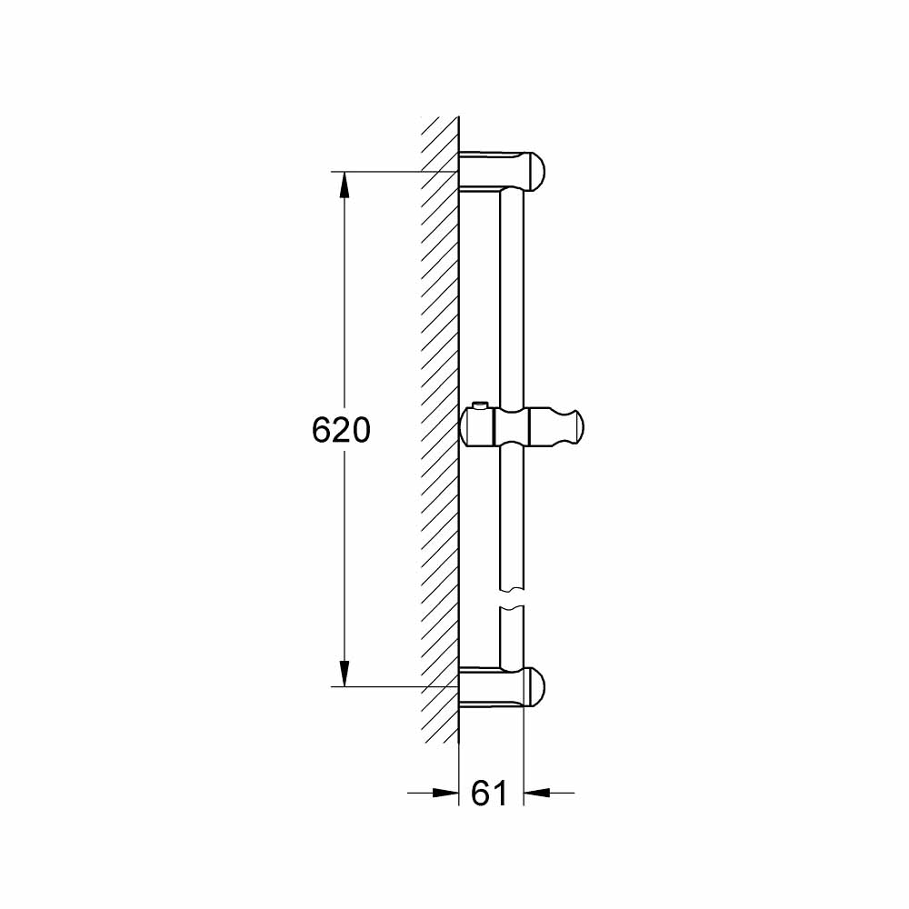 Thanh trượt tay sen Tempesta GROHE 27523000