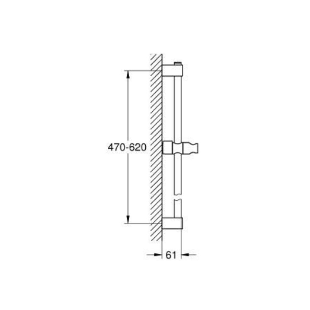 Thanh trượt sen tắm Tempesta GROHE 27523001