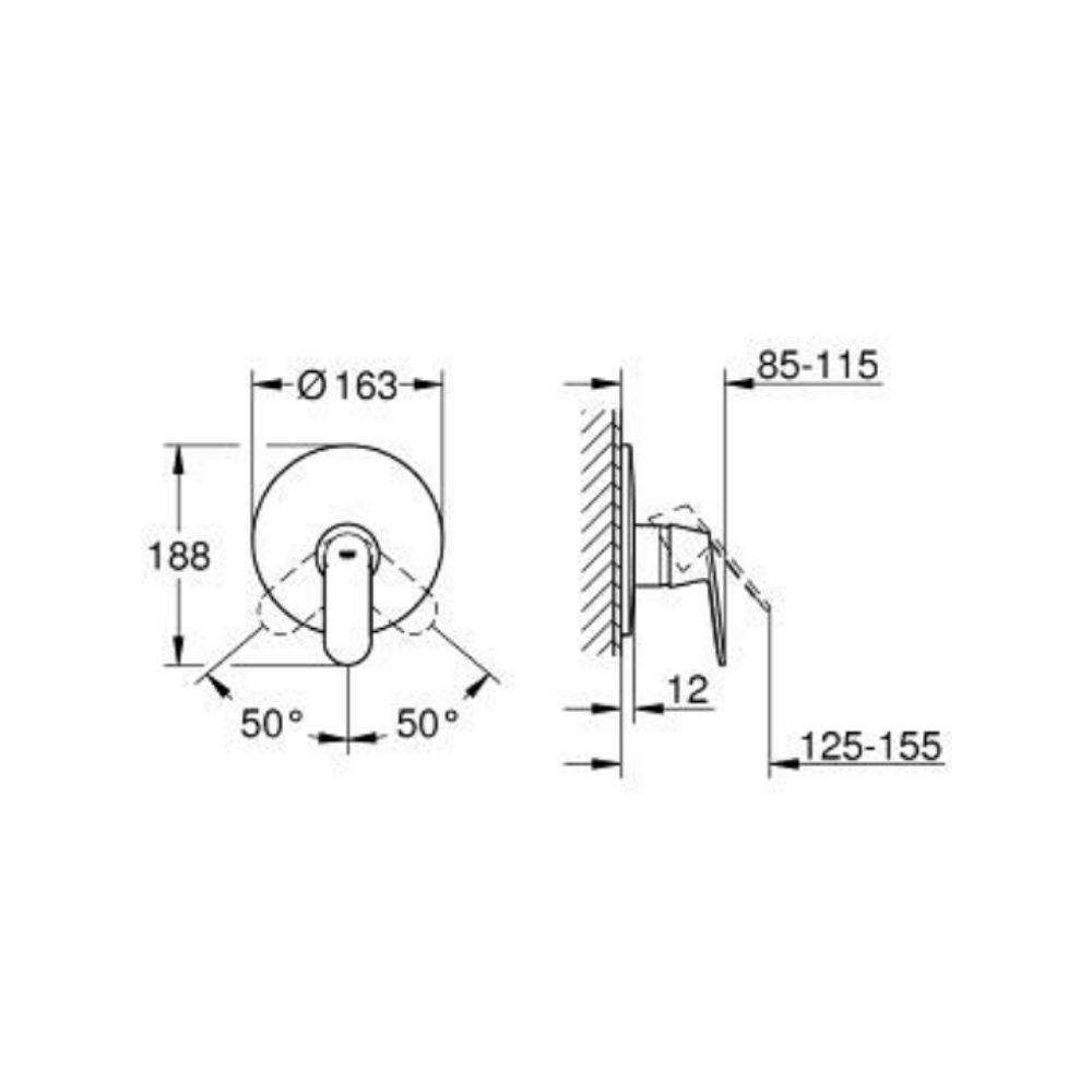 Van điều chỉnh nóng lạnh Eurosmart Cosmopolitan GROHE 19383000