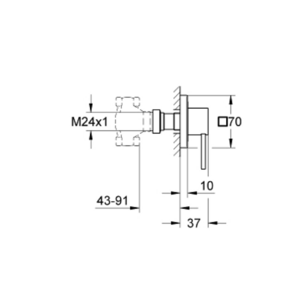 Van dừng Allure GROHE 19384000