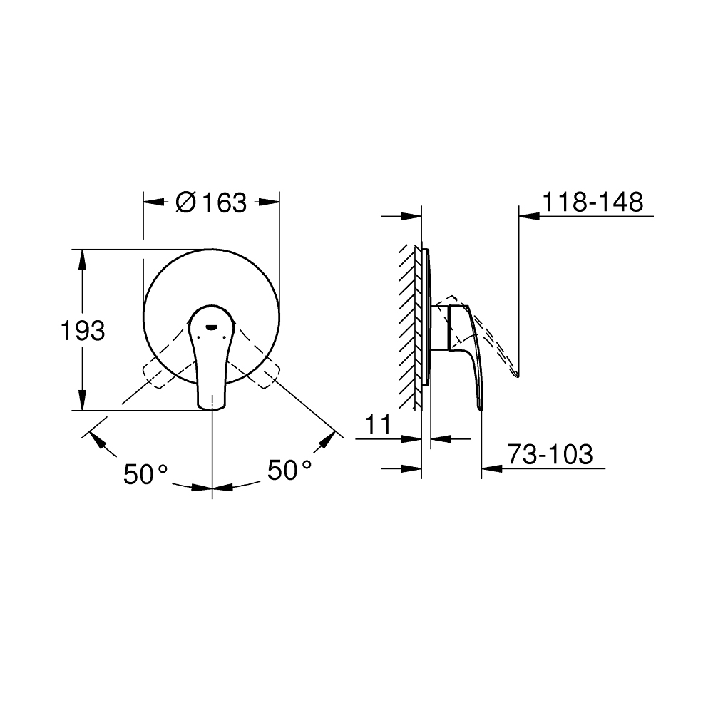 Van điều chỉnh nóng lạnh Eurosmart GROHE 19451003