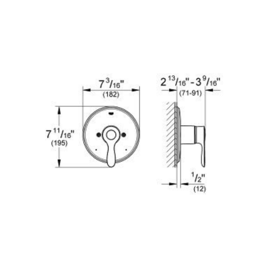 Van điều chỉnh nóng lạnh Parkfield GROHE 19921000