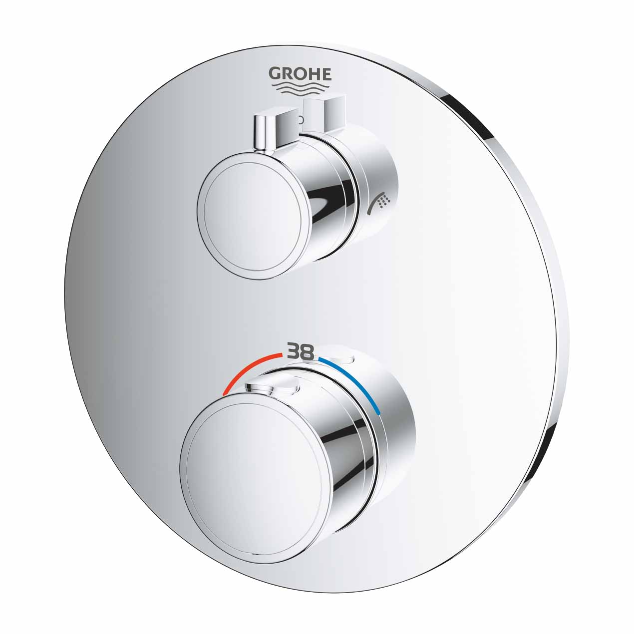 Van nhiệt độ kèm chuyển hướng 2 đường Grohtherm GROHE 24077000