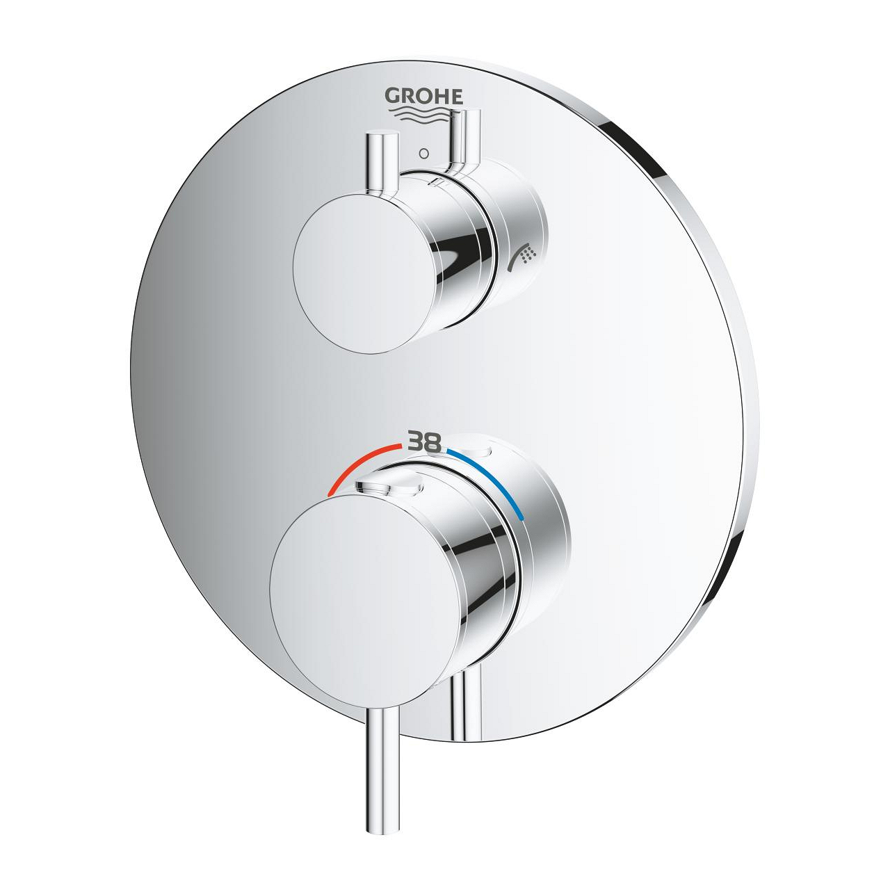Van nhiệt độ kèm chuyển hướng 2 đường Atrio GROHE 24138003