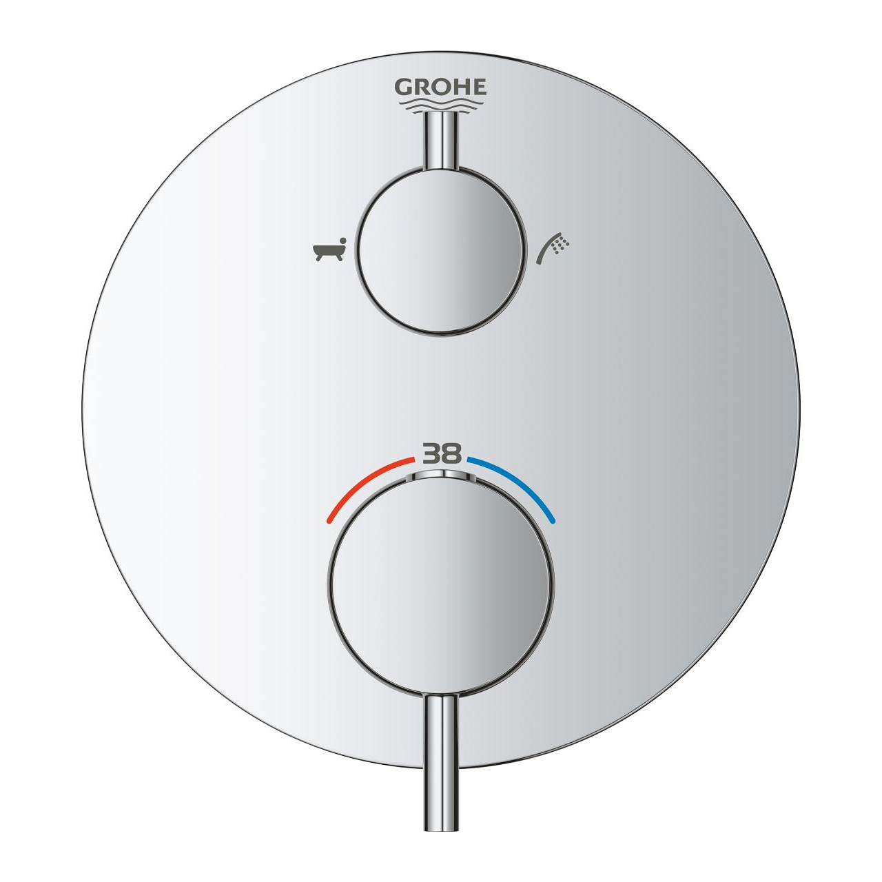 Van nhiệt độ kèm chuyển hướng 2 đường Atrio GROHE 24138003