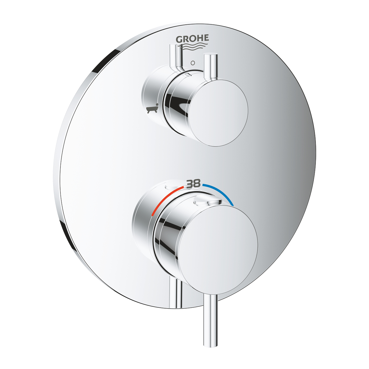 Van nhiệt độ kèm chuyển hướng 2 đường Atrio GROHE 24138003