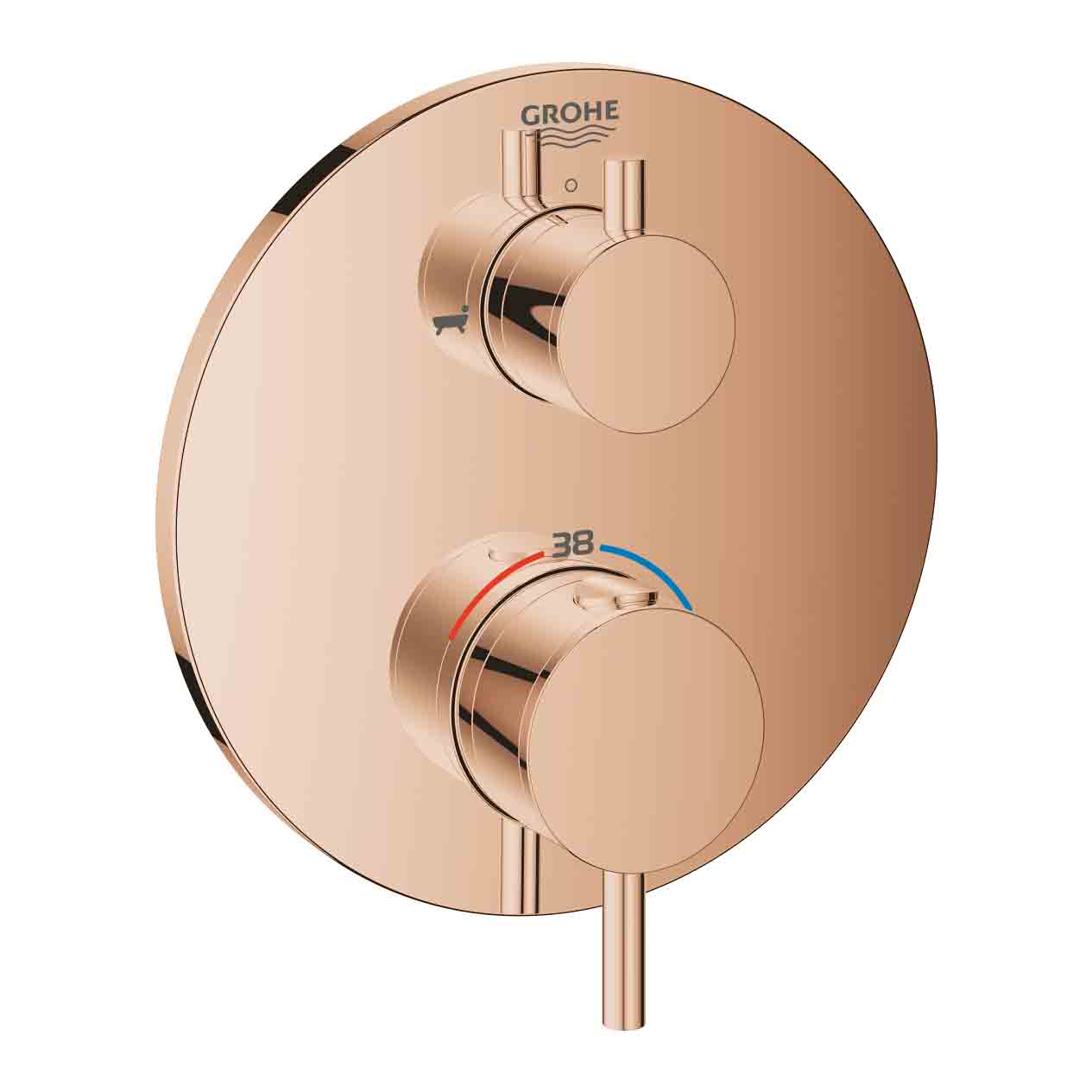 Van nhiệt độ kèm chuyển hướng 2 đường Atrio GROHE 24138003