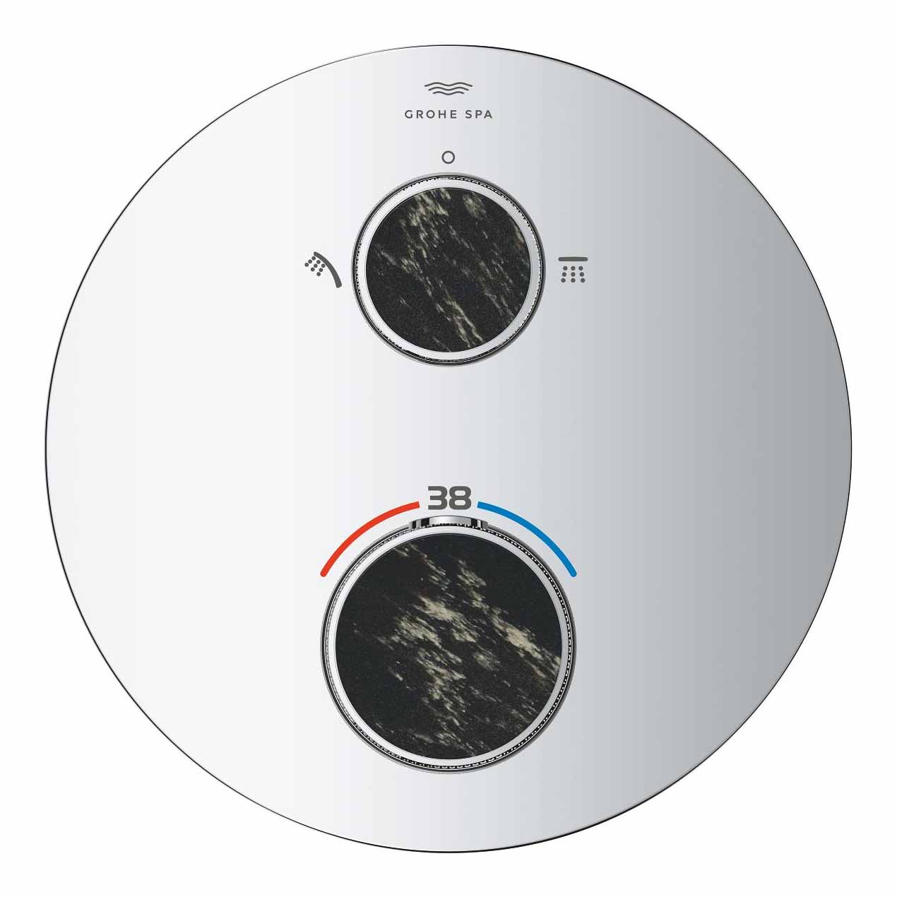 Van nhiệt độ kèm chuyển hướng 2 đường Atrio GROHE 24396000