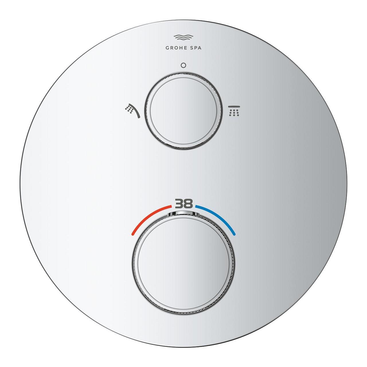 Van nhiệt độ kèm chuyển hướng 2 đường Atrio GROHE 24396000