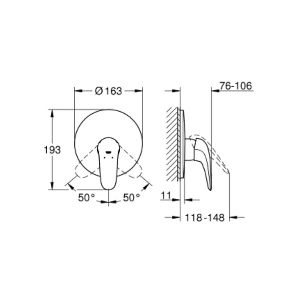 Van điều chỉnh nóng lạnh Eurostyle GROHE 29098003