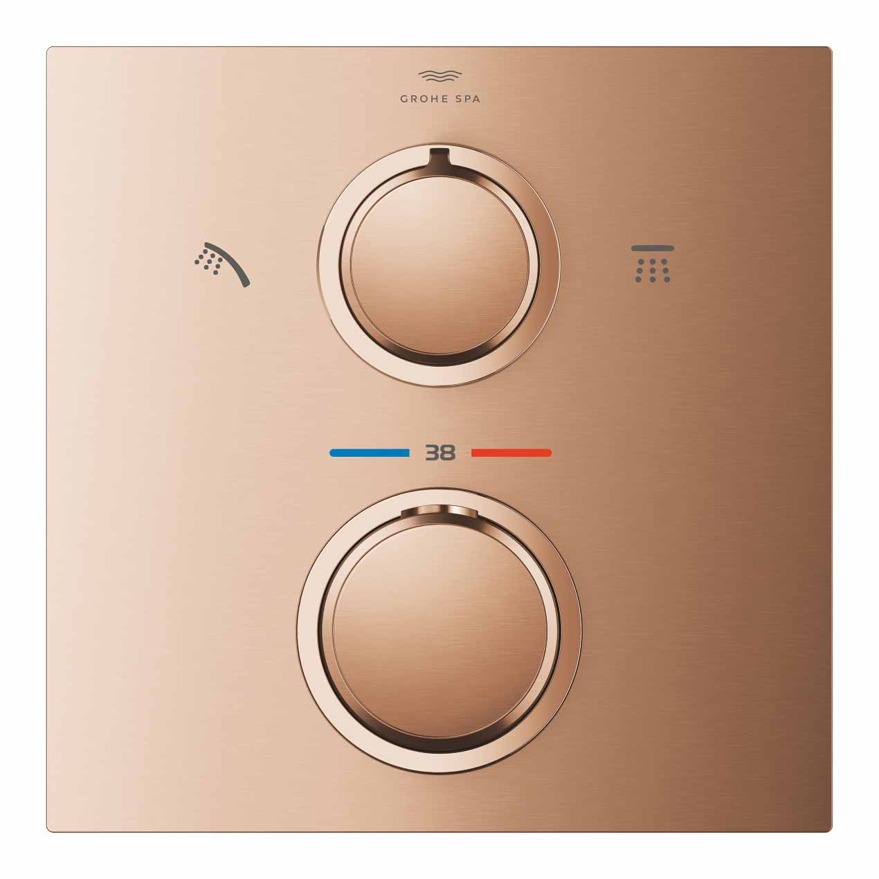 Van nhiệt độ kèm chuyển hướng 2 đường Allure GROHE 29181002